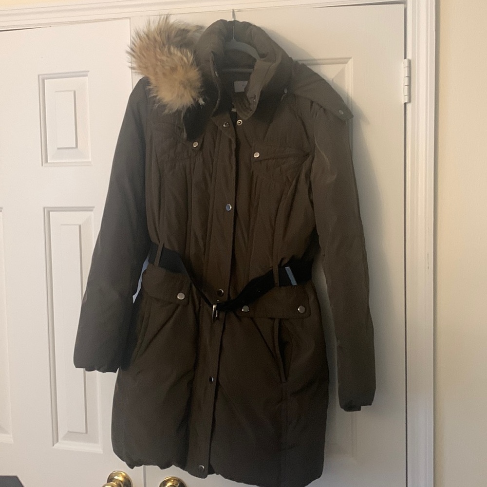 Long down coat